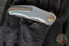 Holt Bladeworks Renegade Flipper SN281- Feather Pattern Anodized Titanium Handles- M390 Near Mirror Blade Finish