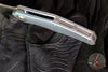 Holt Bladeworks Renegade Flipper SN281- Feather Pattern Anodized Titanium Handles- M390 Near Mirror Blade Finish