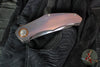 Holt Bladeworks Renegade Flipper SN269- Blizzard Pattern Anodized Titanium Handles- M390 Near Mirror Blade Finish