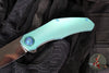 Holt Bladeworks Renegade Flipper SN270- Quill Pattern Anodized Titanium Handles- M390 Near Mirror Blade Finish
