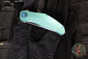 Holt Bladeworks Renegade Flipper SN270- Quill Pattern Anodized Titanium Handles- M390 Near Mirror Blade Finish