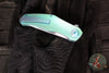 Holt Bladeworks Renegade Flipper SN270- Quill Pattern Anodized Titanium Handles- M390 Near Mirror Blade Finish