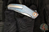 Holt Bladeworks Renegade Flipper SN312- Brain Coral Pattern Anodized Titanium Handles- M390 Near Mirror Blade Finish