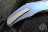 Holt Bladeworks Renegade Flipper SN232- Pinstripe Pattern Titanium Burnished- VANAX Near Mirror Blade Finish