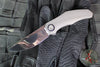 Holt Bladeworks Renegade Flipper SN237- Ridgeback Pattern Titanium Burnished- In The Nude Handles- M390 Near Mirror Blade Finish