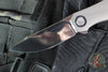 Holt Bladeworks Renegade Flipper SN237- Ridgeback Pattern Titanium Burnished- In The Nude Handles- M390 Near Mirror Blade Finish