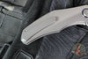 Holt Bladeworks Renegade Flipper SN237- Ridgeback Pattern Titanium Burnished- In The Nude Handles- M390 Near Mirror Blade Finish