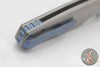 Holt Bladeworks Morpheus Flipper SN1877- Ridgeback Pattern Titanium- Burnished In The Nude Titanium Handles- M390 Stonewash 1.0 Blade Finish