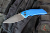 Kershaw Launch 1- Blue Handle- Battleworn Black Blade 7100BLUBW