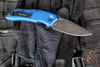Kershaw Launch 1- Blue Handle- Battleworn Black Blade 7100BLUBW