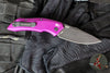 Kershaw Launch 1- Purple Handle- Battleworn Black Blade 7100PURBW