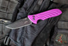 Kershaw Launch 5- Purple Handle- Battleworn Black Blade 7600PURBW