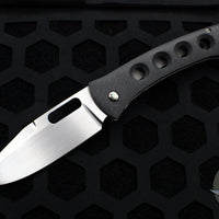 Kevin Foster- Swordfish- Carbon Fiber And Titanium Handle- Satin Blade- Steel Flame Clip