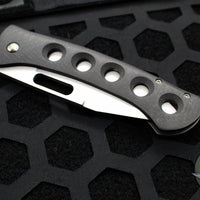 Kevin Foster- Swordfish- Carbon Fiber And Titanium Handle- Satin Blade- Steel Flame Clip