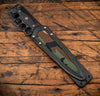 RMJ Lady Death- Knuckle Duster Trench Knife! Graphite Black Finished Blade- Black G-10