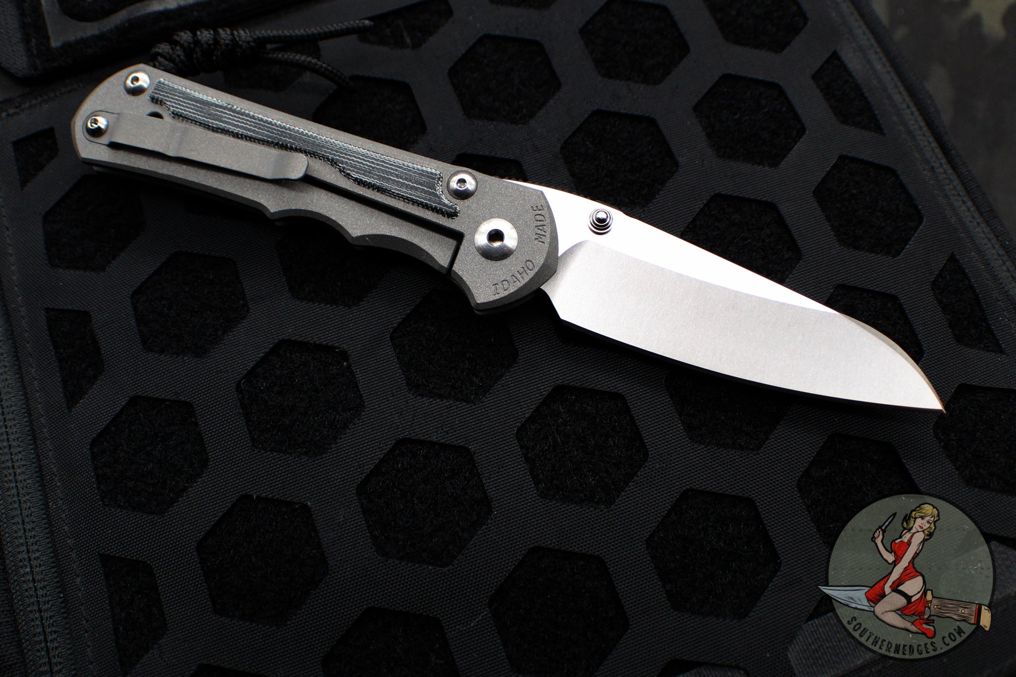 Chris Reeve Large Inkosi- Insingo- Black Canvas Micarta Inlay LIN-1028 ...