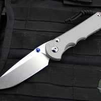 Chris Reeve- Large Inkosi- Drop Point- Glass Blasted Titanium Handle-  Magnacut Steel Blade LIN-1108