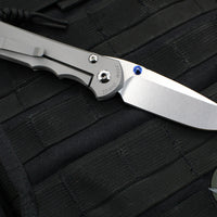 Chris Reeve- Large Inkosi- Drop Point- Glass Blasted Titanium Handle-  Magnacut Steel Blade LIN-1108