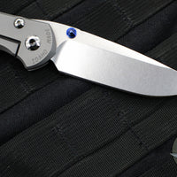 Chris Reeve- Large Inkosi- Drop Point- Glass Blasted Titanium Handle-  Magnacut Steel Blade LIN-1108