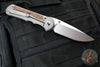 Chris Reeve- Large Inkosi- Drop Point- Glass Blasted Titanium Handle- Natural Canvas Micarta Inlay- Magnacut Steel Blade LIN-1118-006