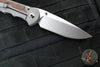 Chris Reeve- Large Inkosi- Drop Point- Glass Blasted Titanium Handle- Natural Canvas Micarta Inlay- Magnacut Steel Blade LIN-1118-006