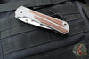 Chris Reeve- Large Inkosi- Drop Point- Glass Blasted Titanium Handle- Natural Canvas Micarta Inlay- Magnacut Steel Blade LIN-1118-006
