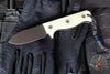Maratac Compact R4A Slim- Fixed Blade- Glow Scale- Black Oxide D2 Blade