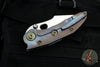 Borka Blades Custom Stitch- Cosmic Finished Titanium Handles and Clip- Satin Nightmare Grind Blade USN 2023
