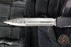 Marfione Custom Nemesis IV- Double Edge- Black Handle- Compound Ground Etched Hattori Cowry-Y Damascus Blade- Bronze Hardware 1152-16HCBKBZ-MCK