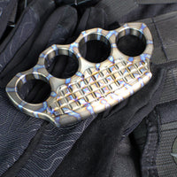 Custom Flamed Titanium Hand Tank Paperweight 430-MCK FLTI