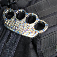 Custom Flamed Titanium Hand Tank Paperweight 430-MCK FLTI