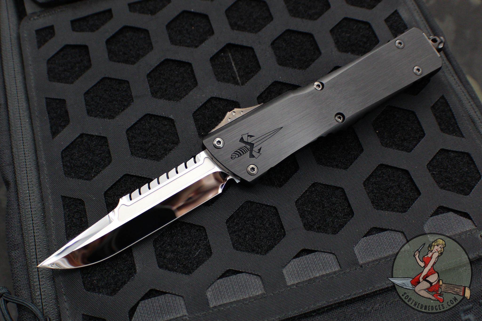 Marfione Custom Combat Interceptor- Black Hefted Aluminum Chassis- Mir ...