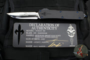 Marfione Custom Scarab II- Double Edge DES- Blacked Hefted Chassis- Diamondwash Blade- Blue Hardware