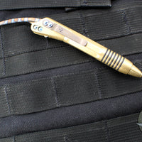 Marfione Custom Siphon II- Cryo Ice Finished Brass Body- Flamed Titanium Lever- Blue HW