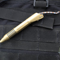 Marfione Custom Siphon II- Cryo Ice Finished Brass Body- Flamed Titanium Lever- Blue HW