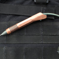 Marfione Custom Siphon II- Cryo Ice Finished Copper Body- Antique Green Titanium Lever- Bronze HW