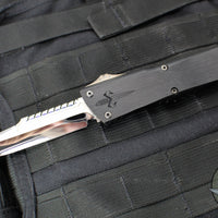 Marfione Custom Combat Interceptor- Black Hefted Aluminum Chassis- Mirror Finish Blade- Black DLC HW 339-MCK HPDLC