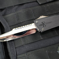 Marfione Custom Combat Interceptor- Black Hefted Aluminum Chassis- Mirror Finish Blade- Black DLC HW 339-MCK HPDLC