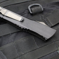 Marfione Custom Combat Interceptor- Black Hefted Aluminum Chassis- Mirror Finish Blade- Black DLC HW 339-MCK HPDLC