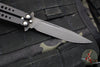 Vintage 10/2002 SN003 Microtech Dragonfly Balisong- Tactical- Black Satin- Black Blade
