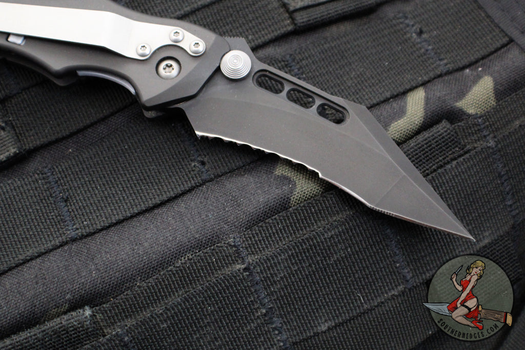 Vintage 12/1999 Microtech Vector- Manual- Black Handle- Black Part Ser ...