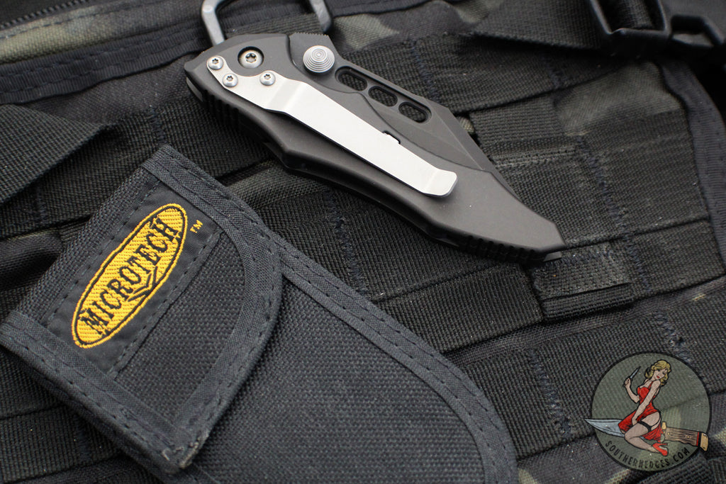 Vintage 12/1999 Microtech Vector- Manual- Black Handle- Black Part Ser ...