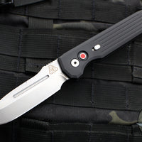 Protech PDW Invictus (OTS) Auto Knife- Black Handle- Stonewash Blade- Steel Safety 1804