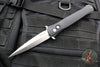 Protech Large Don OTS Auto Knife- Black Handle- Satin Blade- MOP Inlaid Button 1921-MOP