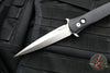 Protech Large Don OTS Auto Knife- Black Handle- Satin Blade- MOP Inlaid Button 1921-MOP