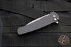 Protech Custom Malibu Flipper- Wharncliffe Edge- Black Dragonscale Pattern Aluminum Handle- Smokey Grey DLC Finished Blade 2023.017