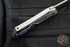 Protech 2024 Custom Auto Oligarch - Stainless Steel Handle - Black Lip Pearl Button Inlay- Nichols Virus Damascus Blade