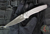 Protech Avalon- Peace Neighbor Deisgn- Manual Button Lock Knife- Knurled 17-4 Steel Handle- Nichols Damascus Blade 2026 Avalon Custom 05