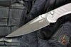 Protech Avalon- Peace Neighbor Deisgn- Manual Button Lock Knife- Knurled 17-4 Steel Handle- Nichols Damascus Blade 2026 Avalon Custom 05