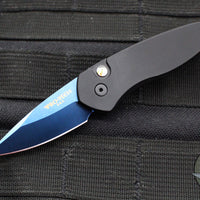 Protech Sprint- California Legal- Black Handle- Sapphire Blue 1.94" Blade 2907-SB